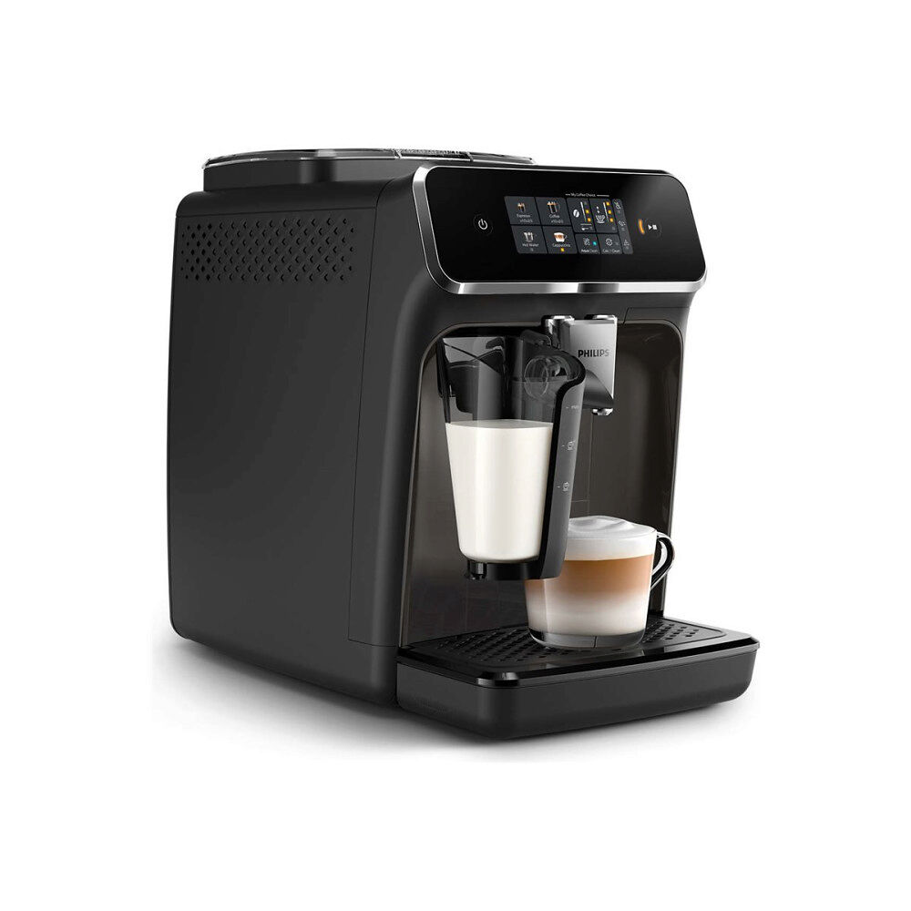 Philips Philips Series 2300 EP2334 - automatisk kaffekokare med mjölkskummare - 15 bar - svart/glänsande kashmirgrå