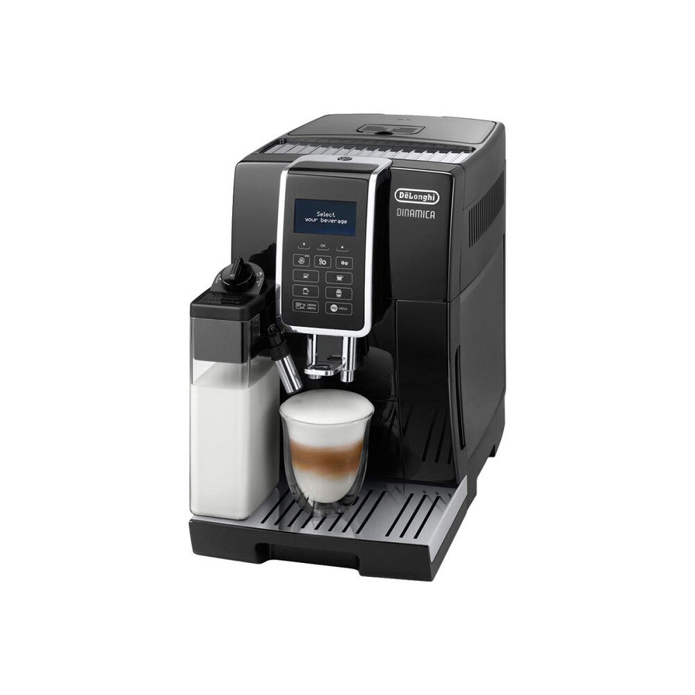 Delonghi De'Longhi DINAMICA ECAM 350.55.B - automatisk kaffekokare med mjölkskummare - 15 bar - svart