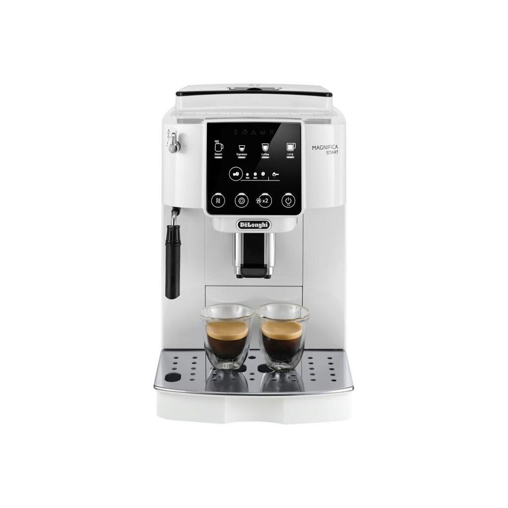 Delonghi De'Longhi Magnifica Start ECAM220.20.W - automatisk kaffekokare med mjölkskummare - 15 bar - vit