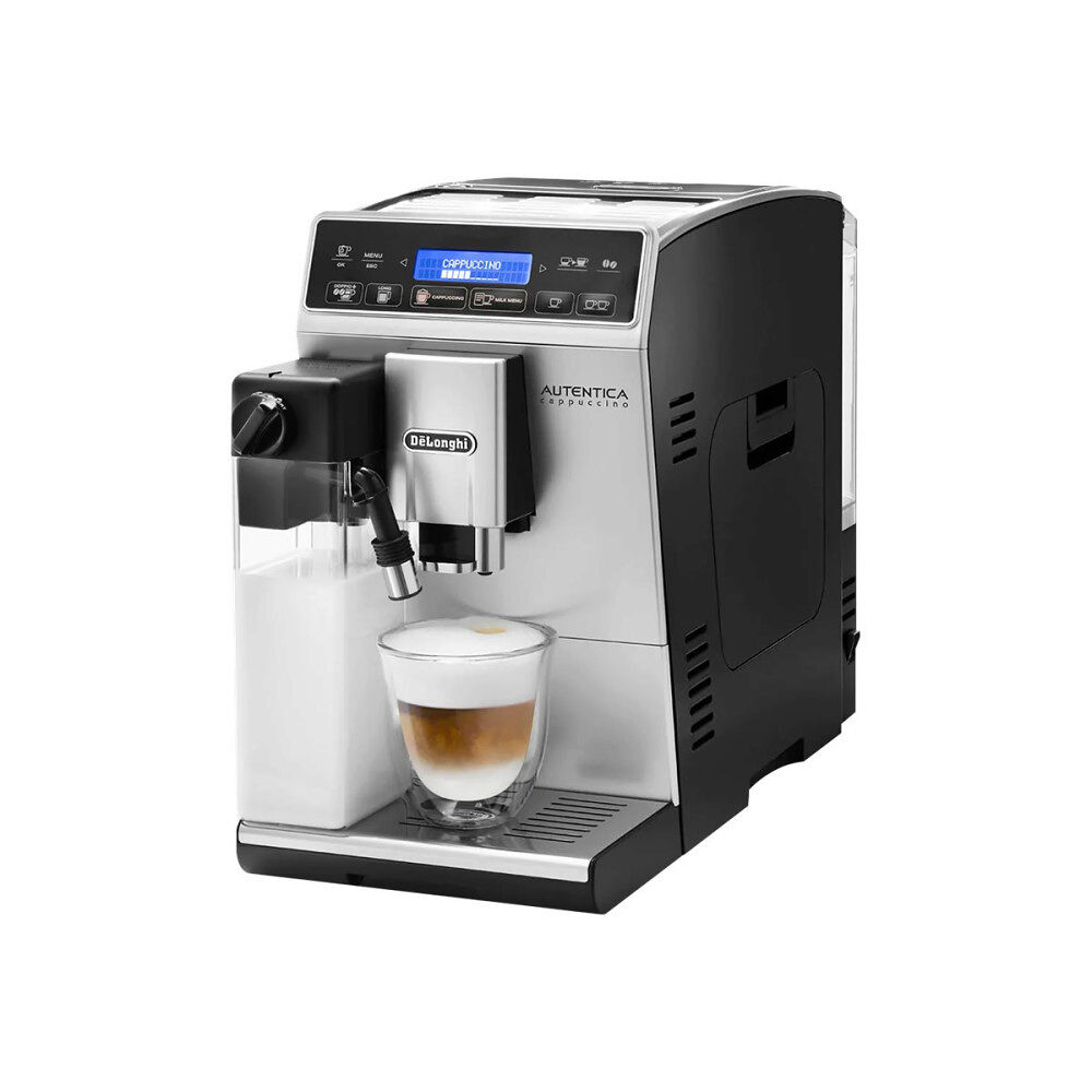 Delonghi De'Longhi Autentica Cappuccino ETAM 29.660.SB - automatisk kaffekokare med mjölkskummare - silver