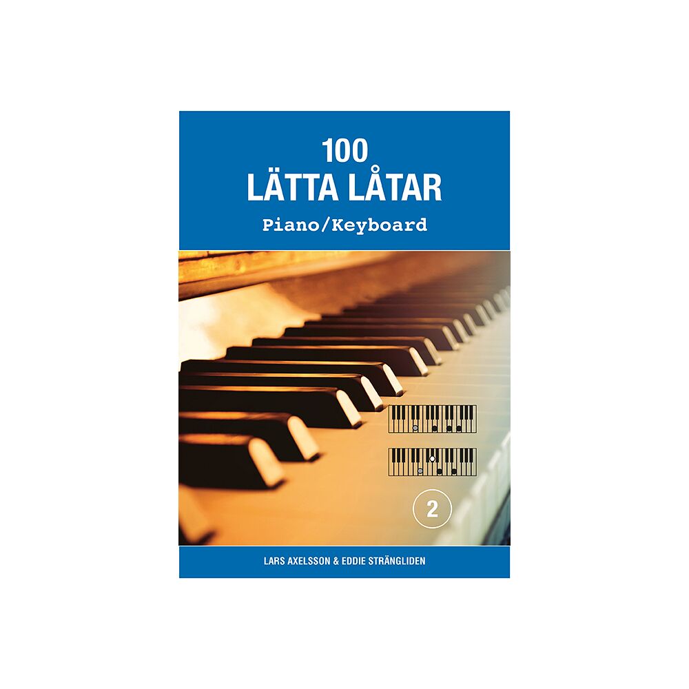 Notfabriken 100 lätta låtar piano/keyboard 2 (häftad)