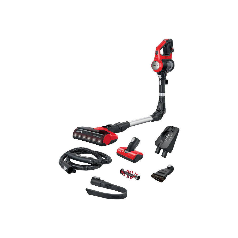 Bosch Bosch Unlimited 7 ProAnimal BBS711ANM - dammsugare - sladdlös - skaft/handhållen - 1 batteri, laddare medföljer - röd