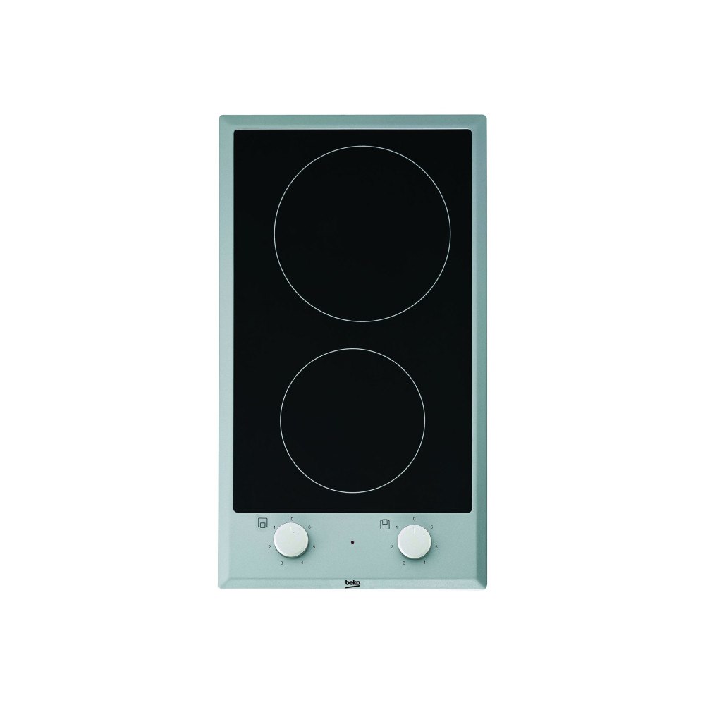 Beko Beko HDCC 32200 X keramisk häll - 30 cm - svart - keramik - med kanter i rostfritt stål