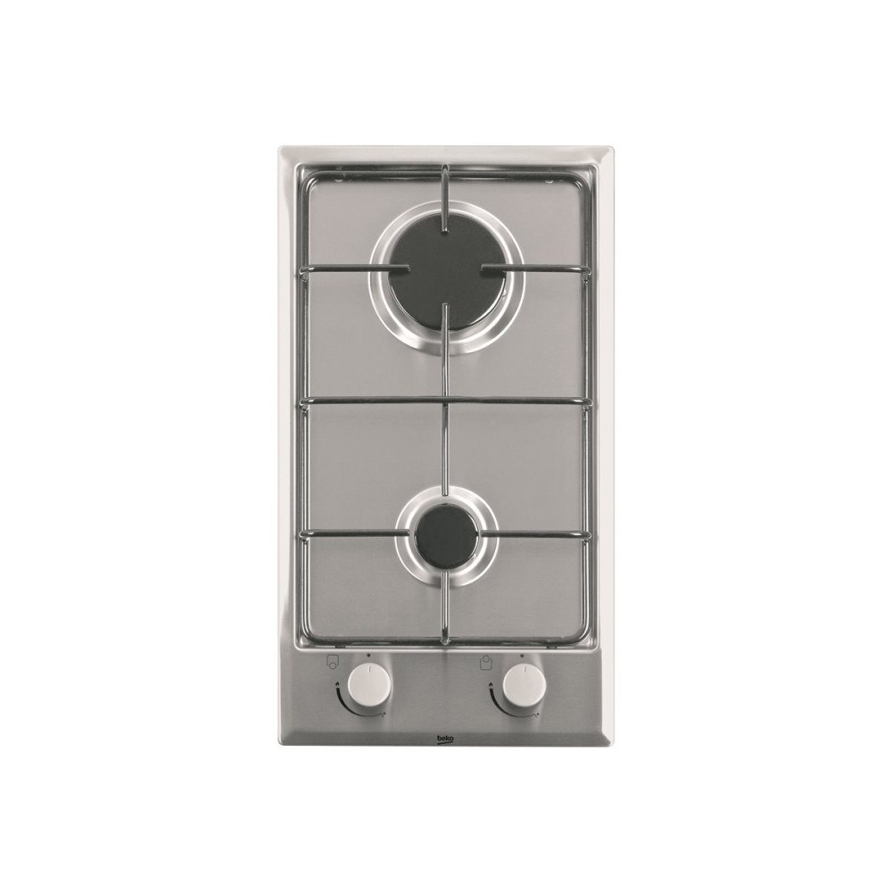 Beko Beko HDCG 32220 SX gasspis - 30 cm - med kanter i rostfritt stål