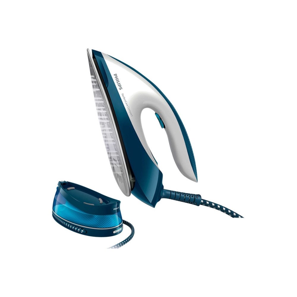 Philips Philips PerfectCare Compact GC7840 - strykjärn med separat ånggenerator - sula SteamGlide