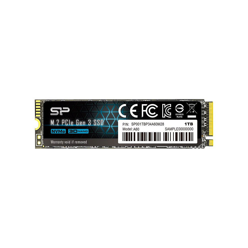 Silicon Power SILICON POWER P34A60 - SSD - 1 TB - PCIe 3.0 x4 (NVMe)