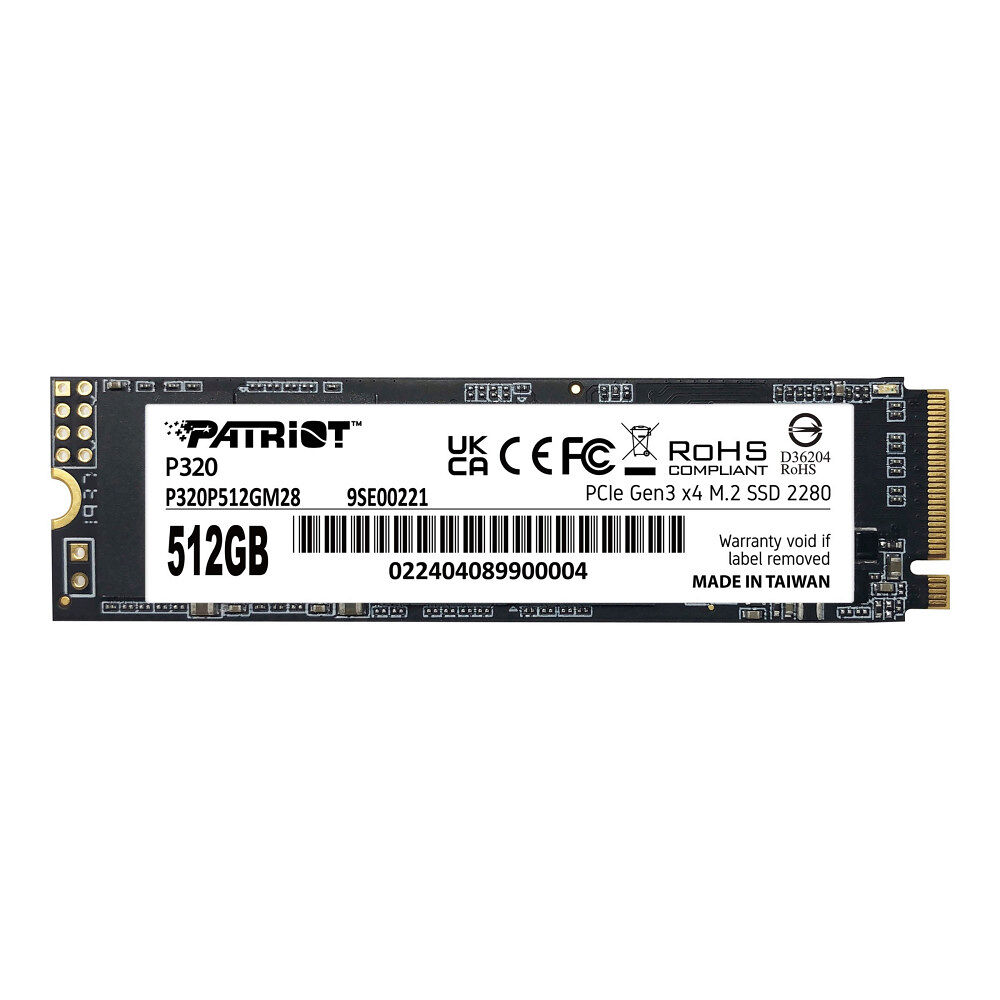 Patriot Memory Patriot P320 - SSD - 512 GB - PCIe 3.0 x4 (NVMe)