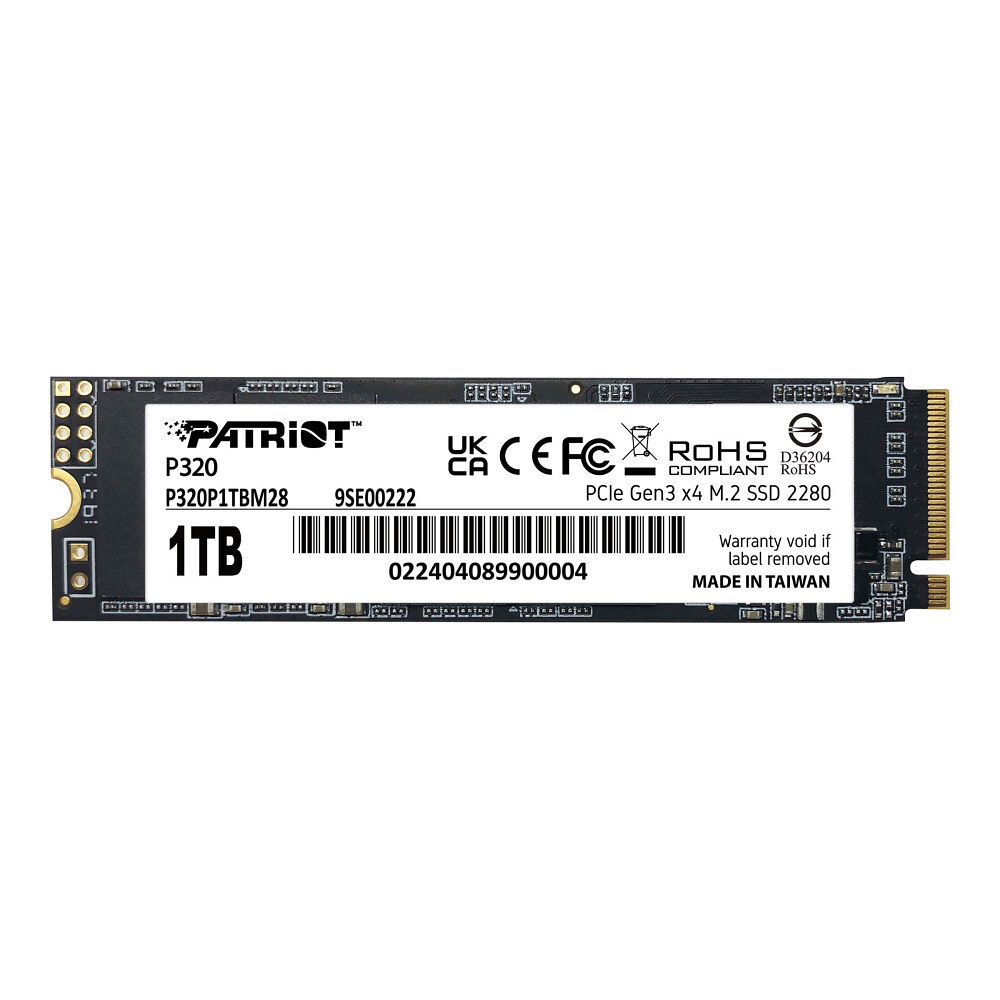 Patriot Memory Patriot P320 - SSD - 1 TB - PCIe 3.0 x4 (NVMe)