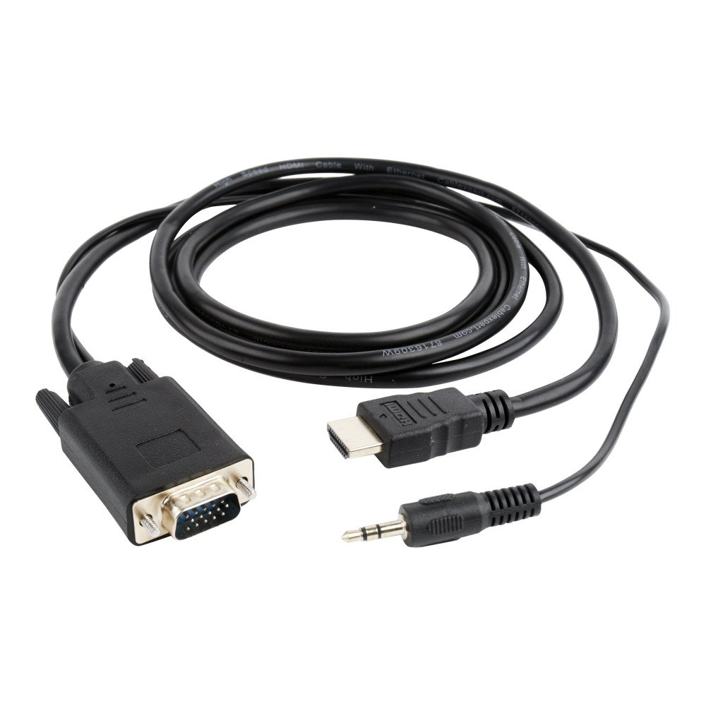 Gembird Cablexpert A-HDMI-VGA-03-6 - adapterkabel - HDMI/VGA/ljud - 1.8 m
