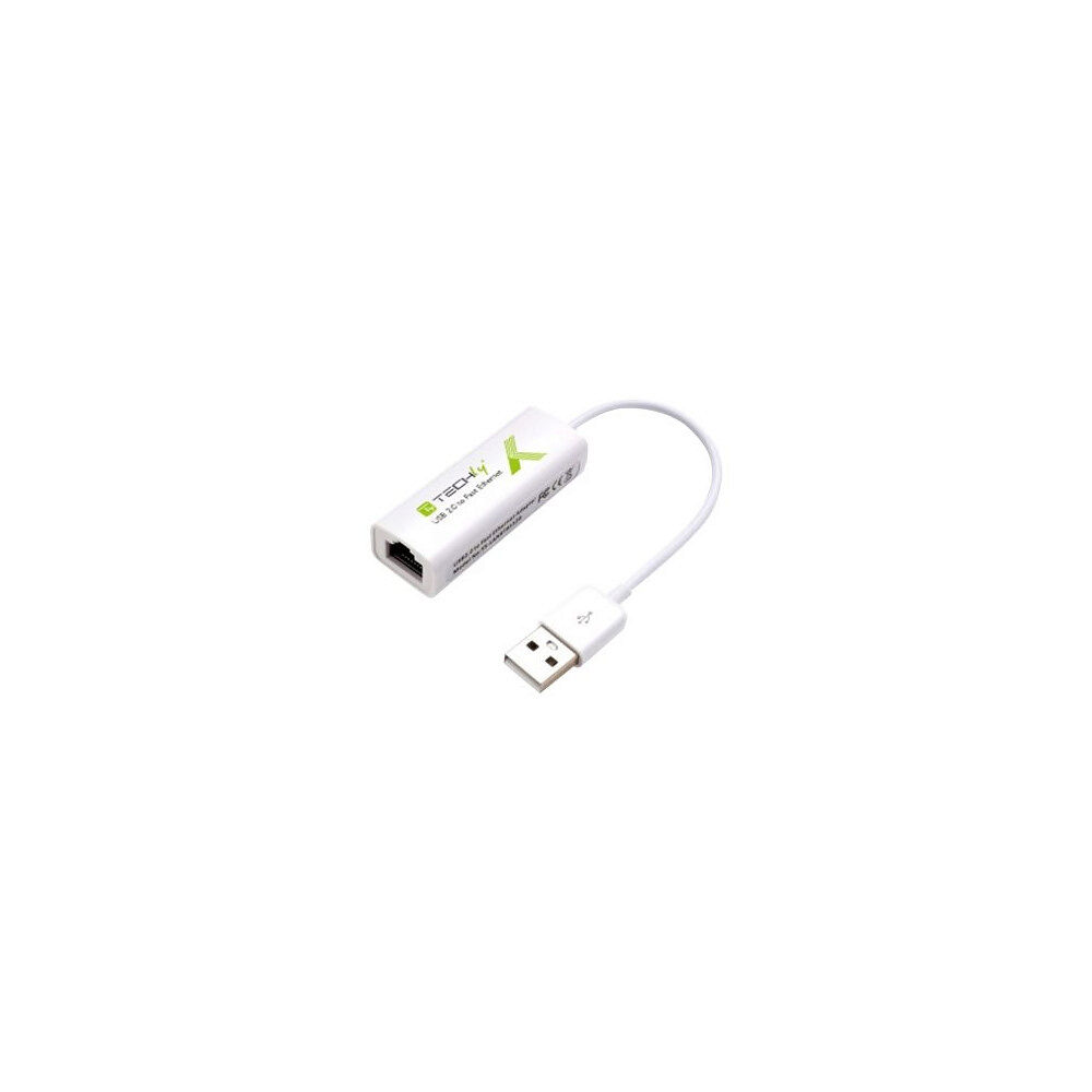 TECHLY TECHly - nätverksadapter - USB 2.0 - 10/100 Ethernet x 1