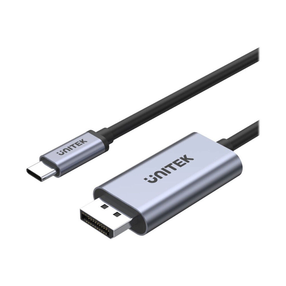 UNITEK Unitek V1409A - videoadapterkabel - 24 pin USB-C till DisplayPort - 2 m