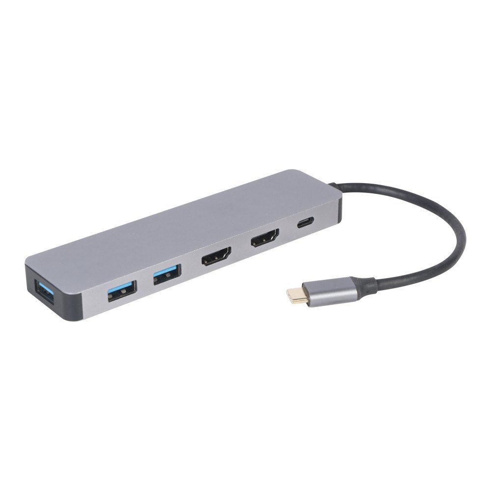 Gembird Cablexpert A-CM-COMBO3-03 - dockningsstation - USB-C 3.1 - 2 x HDMI