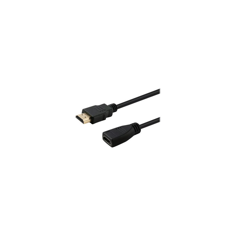 SAVIO SAVIO CL-132 - HDMI-förlängningskabel med Ethernet - 1 m