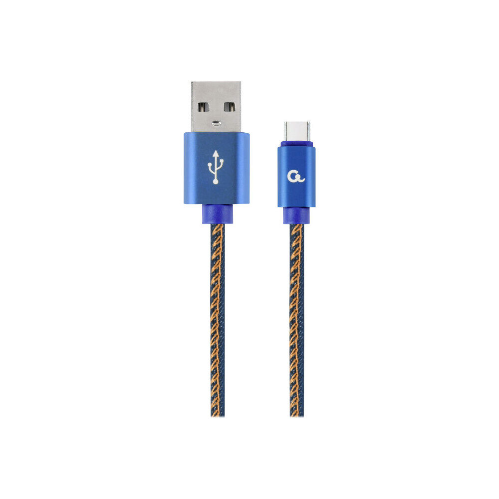 Gembird Cablexpert Premium Jeans - USB typ C-kabel - 24 pin USB-C till USB - 2 m