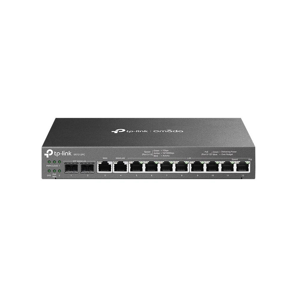TP-LINK TP-Link Omada ER7212PC V1 - router - skrivbordsmodell, väggmonterbar