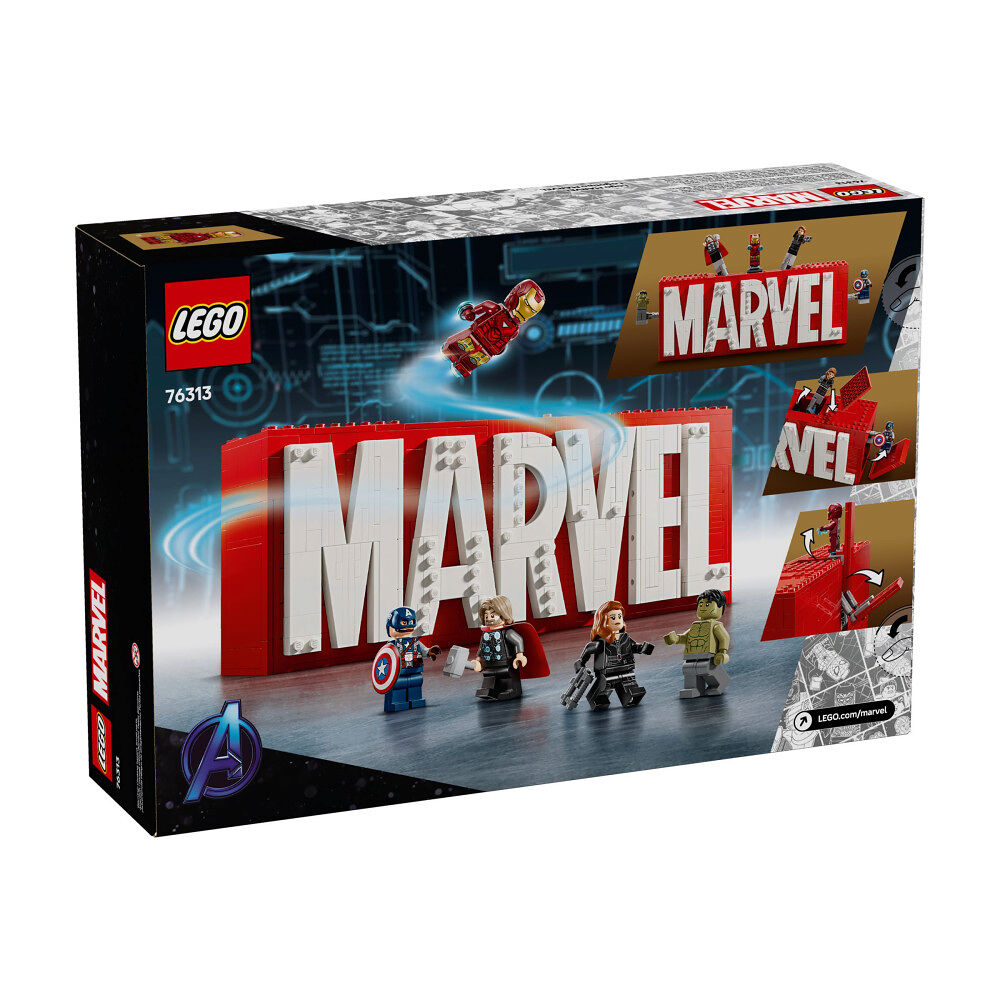 LEGO LEGO Marvel 76313 - MARVEL Logo & Minifigures - byggsats