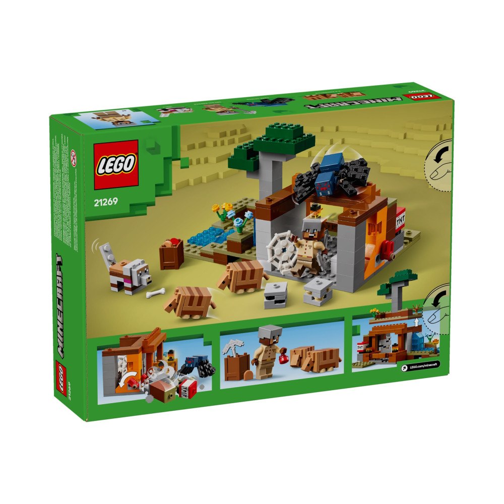 LEGO LEGO Minecraft 21269 - Armadillo Mine Expeditionen - byggsats