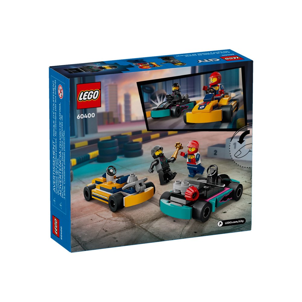 LEGO LEGO City 60400 - Go-Karts and Race Drivers - byggsats