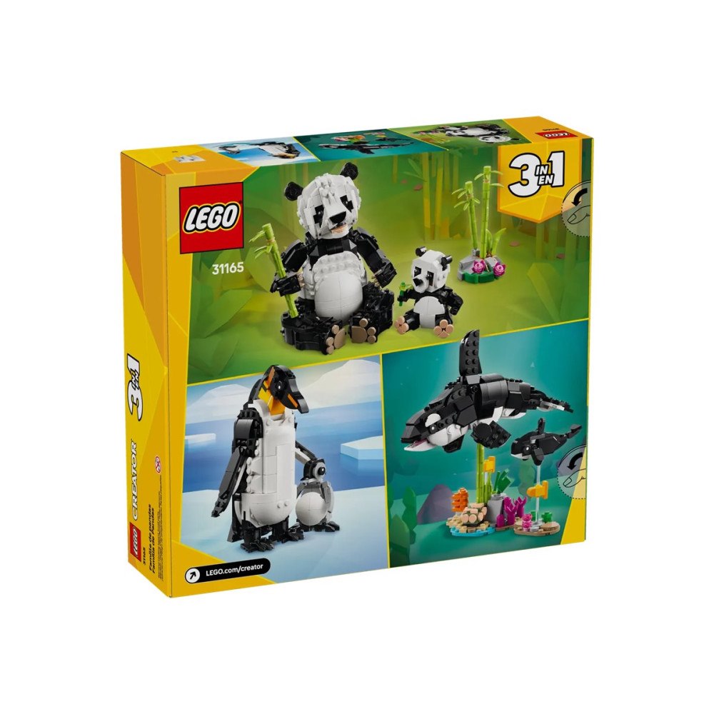 LEGO LEGO Creator 3in1 31165 - Vilda Djur: Pandafamilj - byggsats