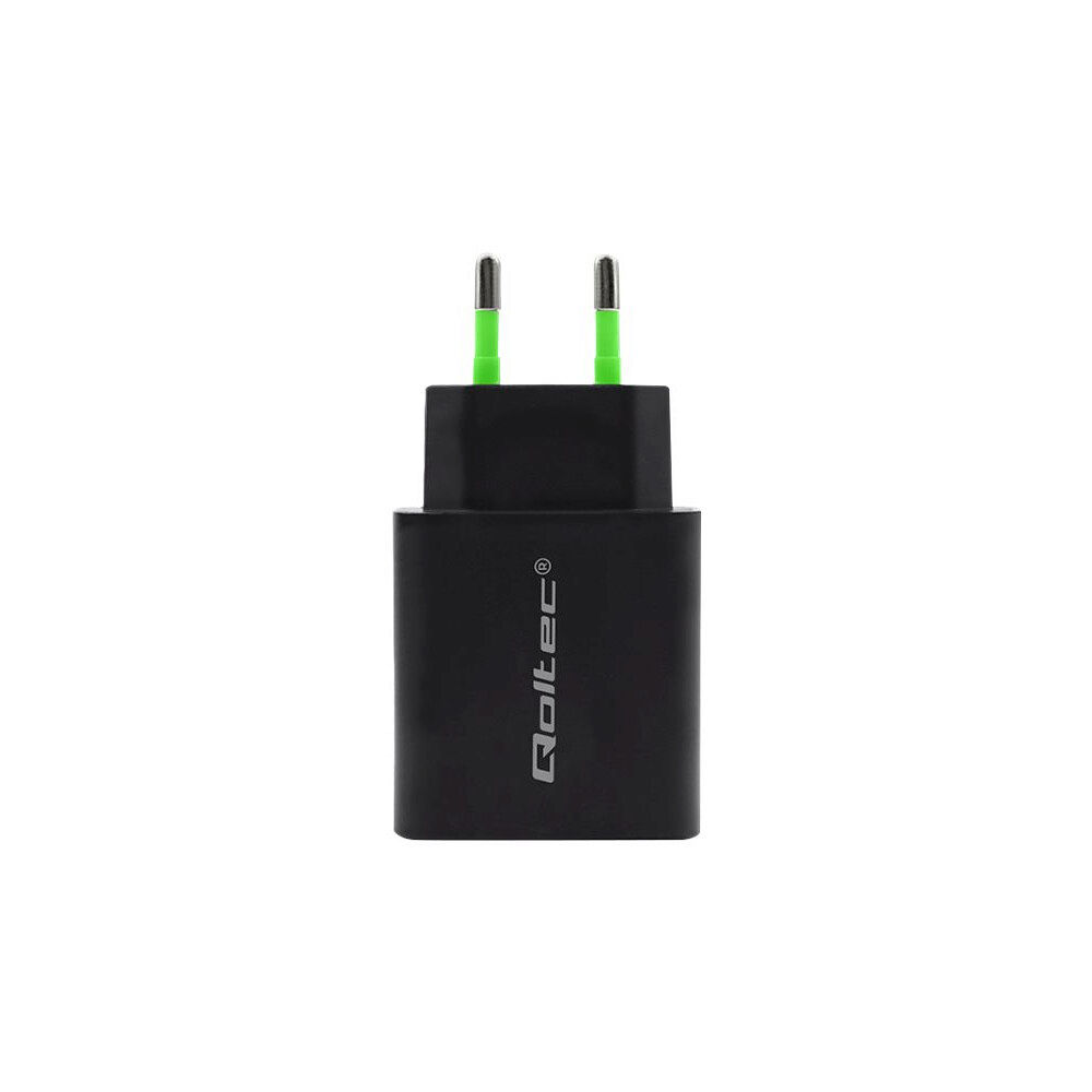Qoltec Qoltec Mains charger strömadapter - USB, 24 pin USB-C - 18 Watt