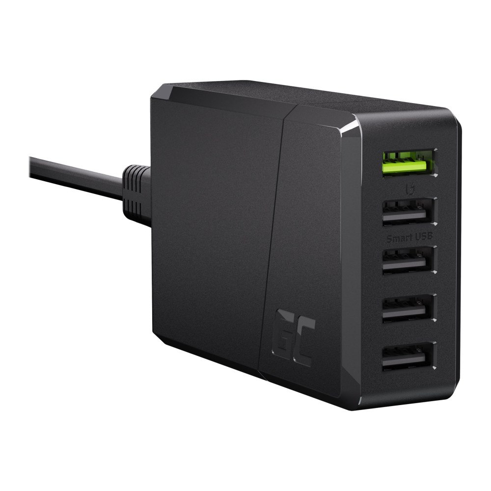 Green Cell Green Cell ChargeSource 5 strömadapter - USB - 52 Watt