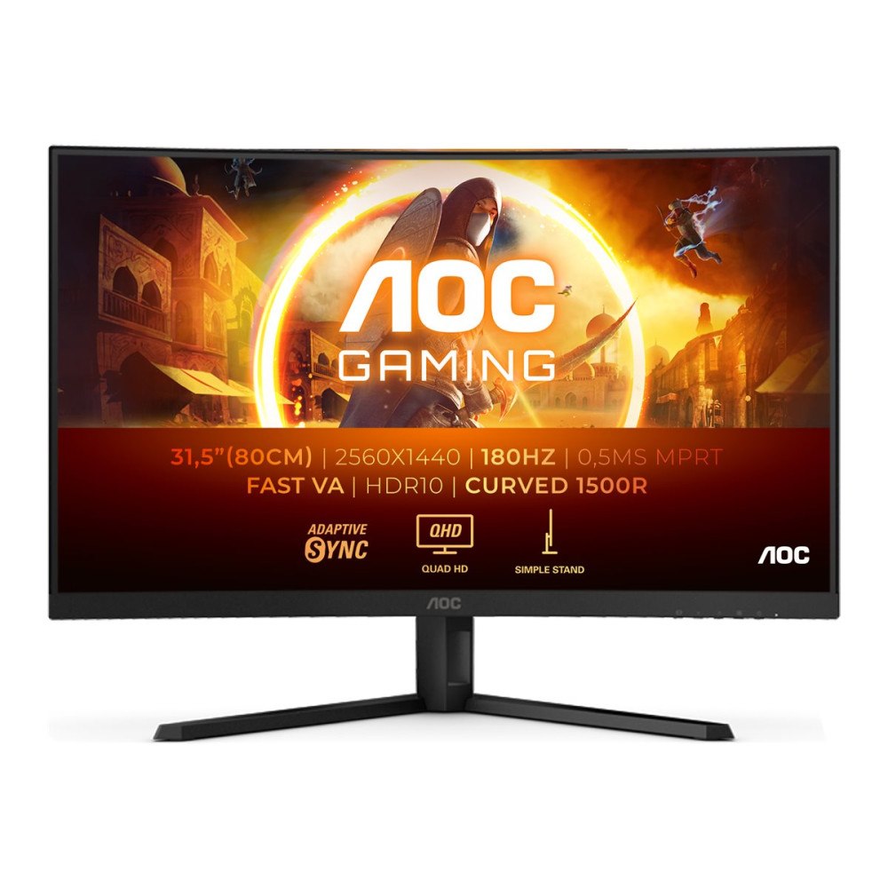 AOC AOC Gaming CQ32G4VE - G4 Series - LED-skärm - böjd - QHD - 32" - HDR