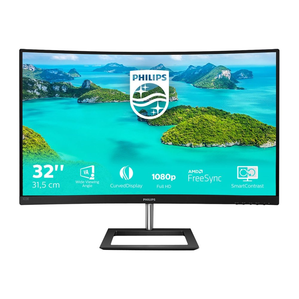Philips Philips E-line 322E1C - LED-skärm - böjd - Full HD (1080p) - 32"