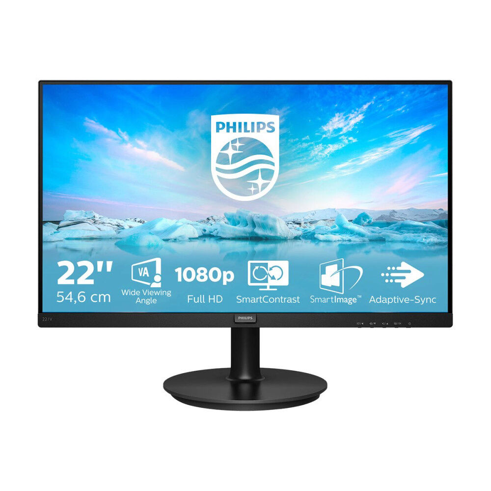 Philips Philips V-line 221V8A - LED-skärm - Full HD (1080p) - 22"
