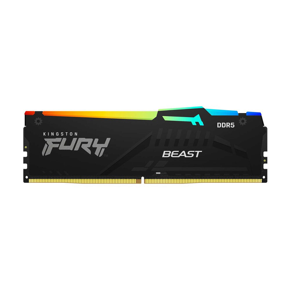Kingston Kingston FURY Beast RGB - DDR5 - sats - 32 GB: 2 x 16 GB - DIMM 288-pin - 2800 MHz / PC5-44800 - ej buffrad