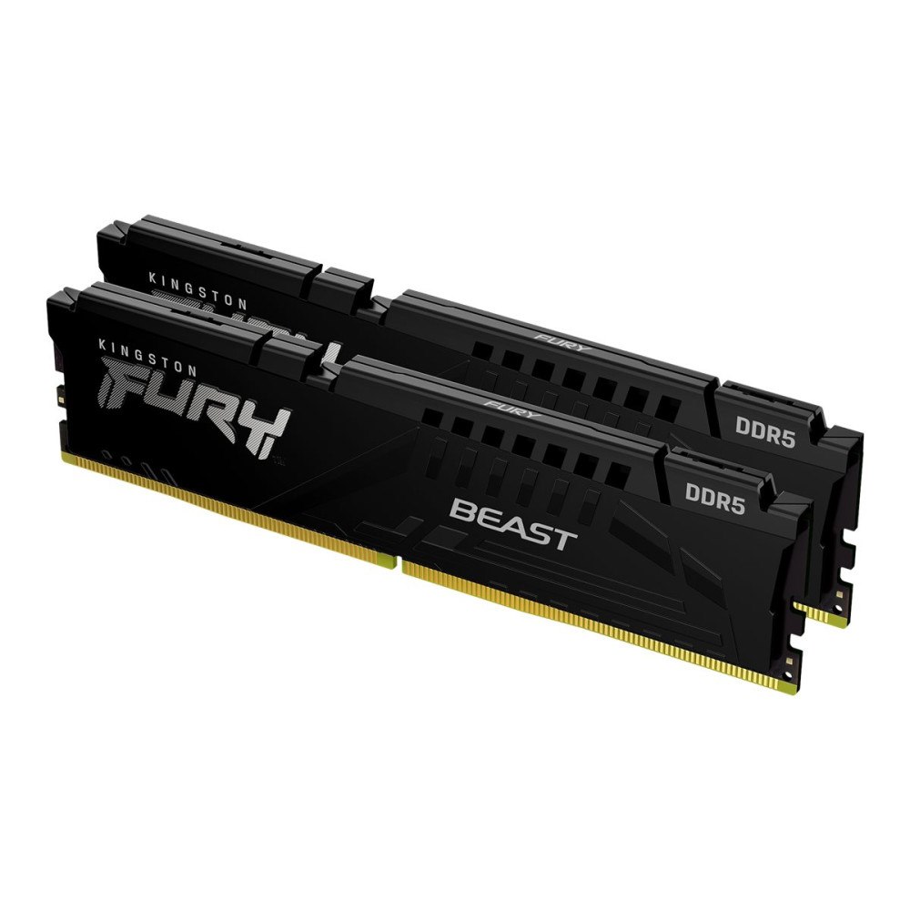 Kingston Kingston FURY Beast - DDR5 - sats - 32 GB: 2 x 16 GB - DIMM 288-pin / PC5-44800 - ej buffrad