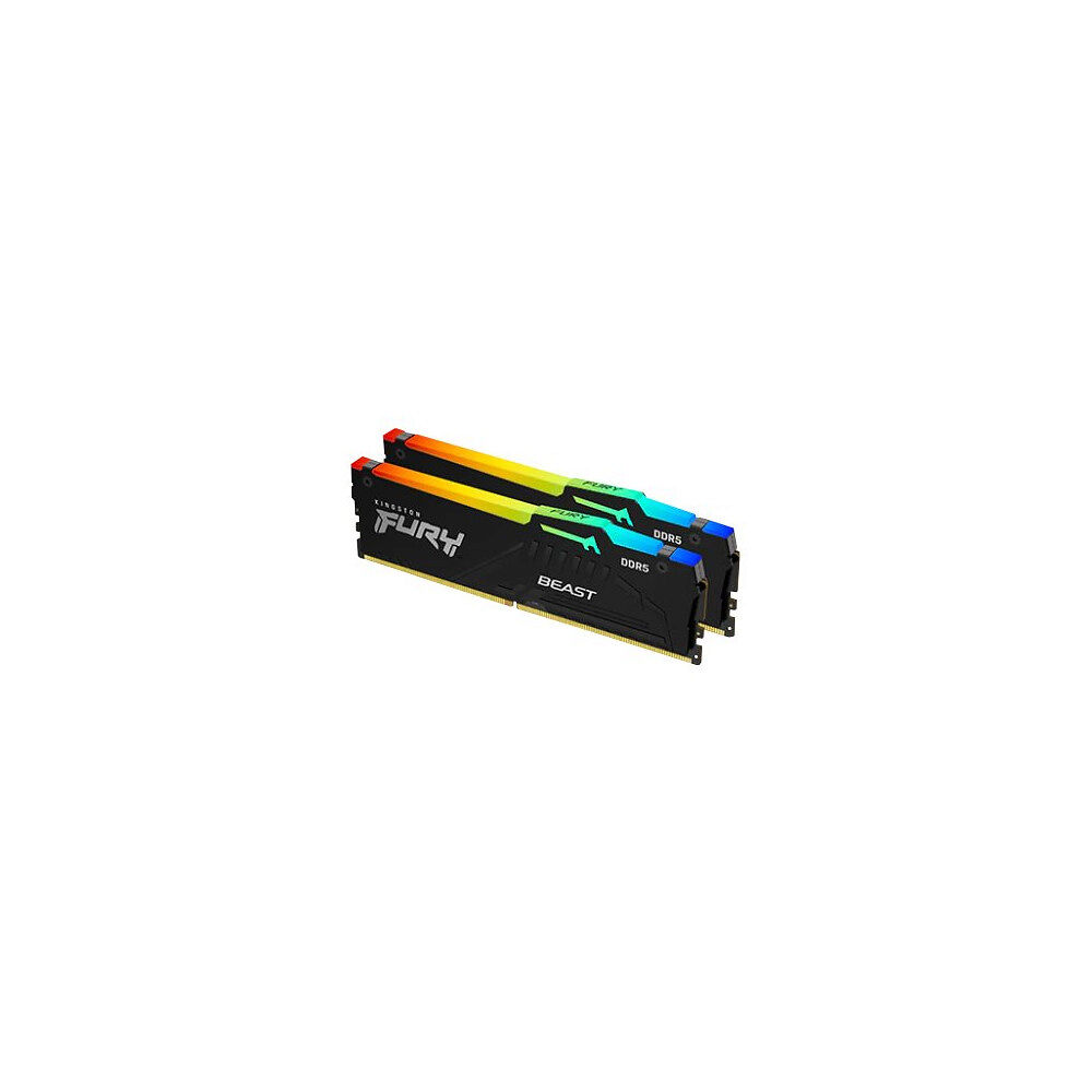 Kingston Kingston FURY Beast RGB - DDR5 - sats - 64 GB: 2 x 32 GB - DIMM 288-pin - 2800 MHz / PC5-44800 - ej buffrad