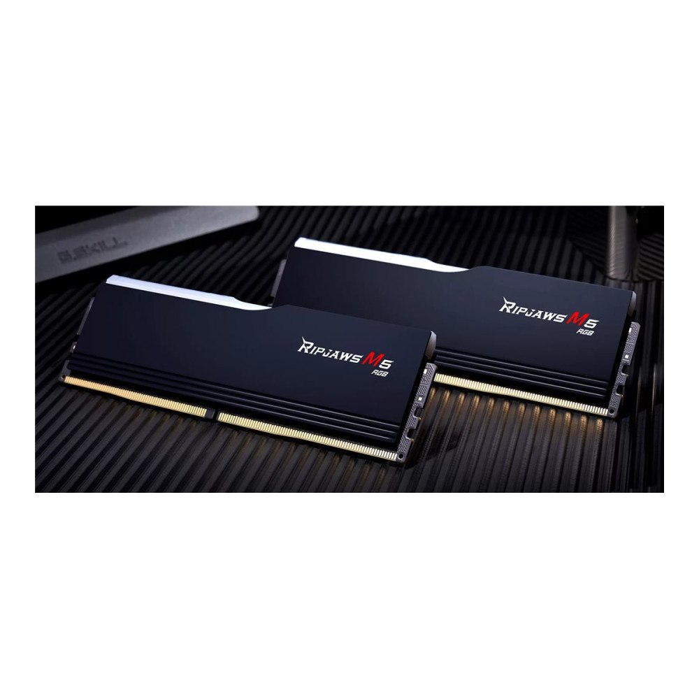 G.Skill G.Skill Ripjaws M5 RGB F5-6000J3040F16GX2-RM5RK - DDR5 - sats - 32 GB: 2 x 16 GB - DIMM 288-pin / PC5-24000 - ej buffrad