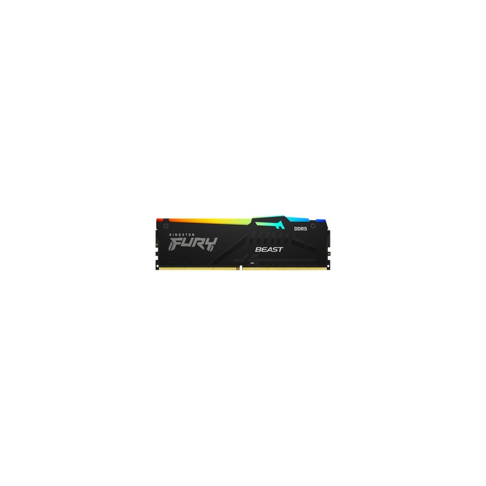 Kingston Kingston FURY Beast RGB - DDR5 - sats - 32 GB: 2 x 16 GB - DIMM 288-pin / PC5-44800 - ej buffrad