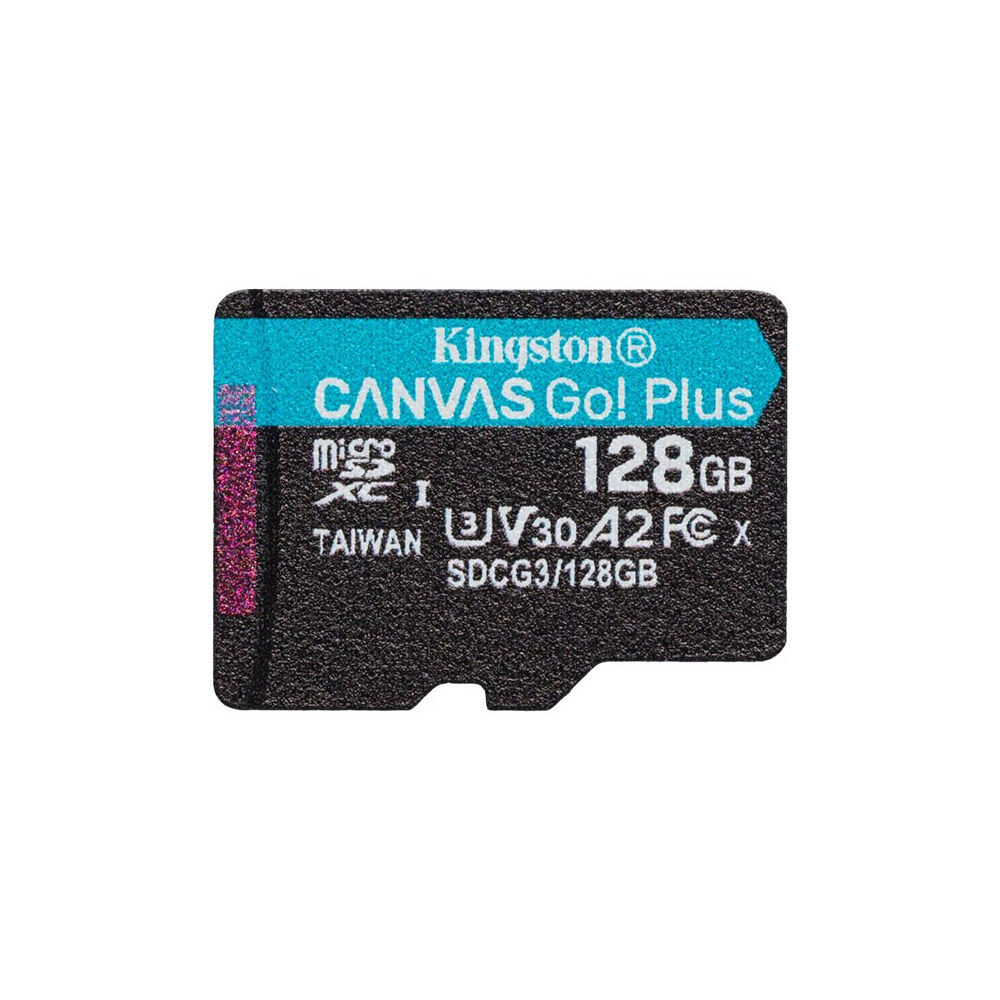 Kingston Kingston Canvas Go! Plus - flash-minneskort - 128 GB - mikroSDXC UHS-I