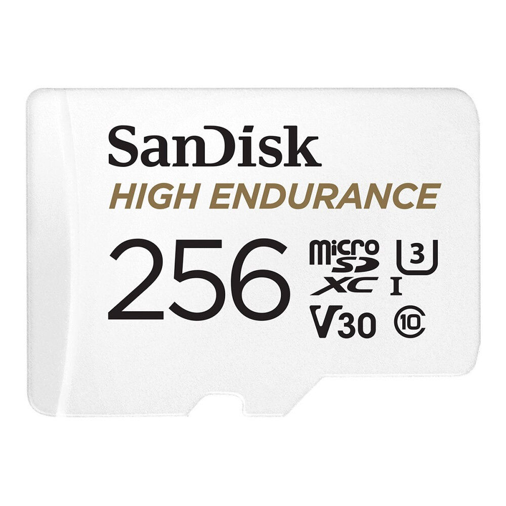 SANDISK SanDisk High Endurance - flash-minneskort - 256 GB - mikroSDXC UHS-I