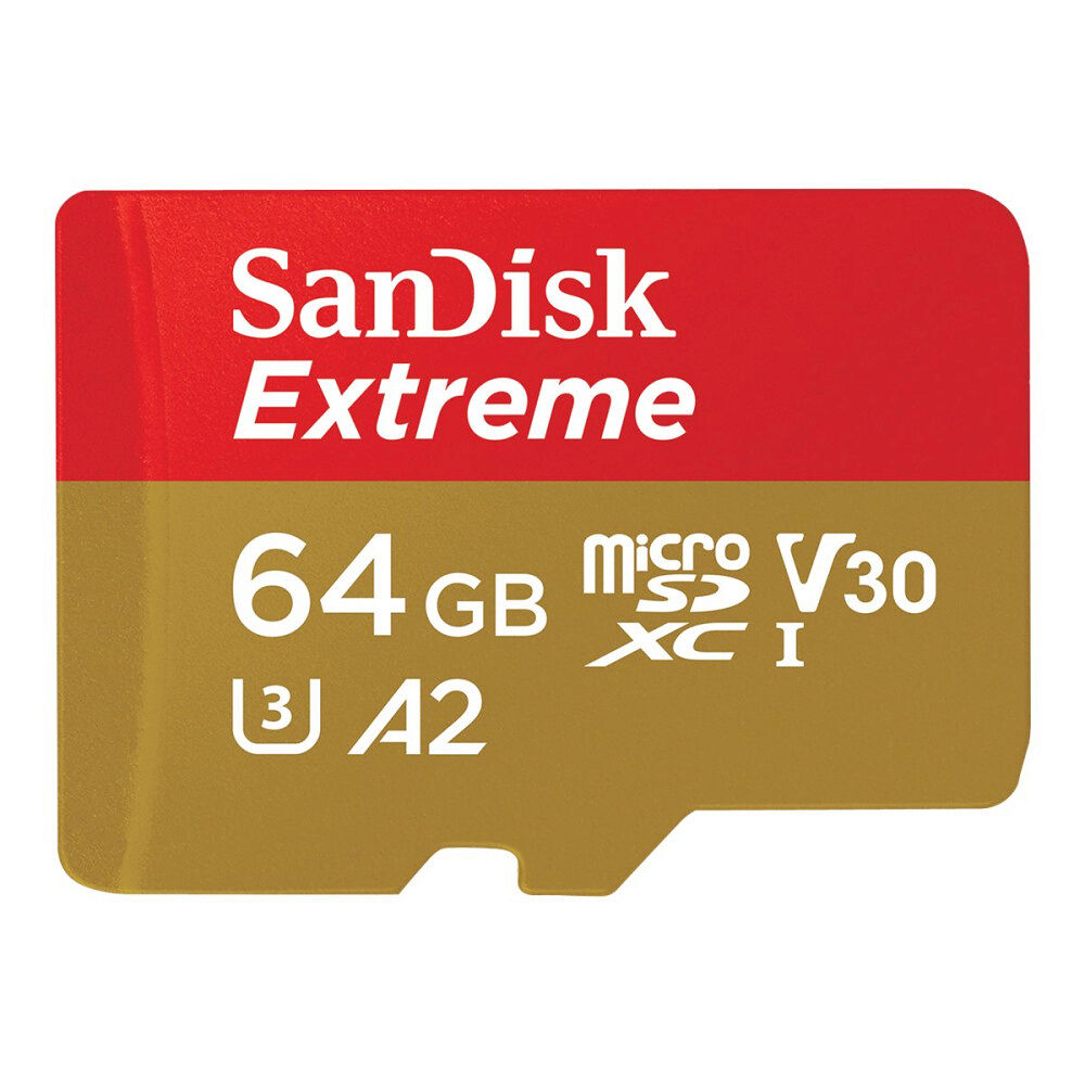 SANDISK SanDisk Extreme - flash-minneskort - 64 GB - mikroSDXC UHS-I