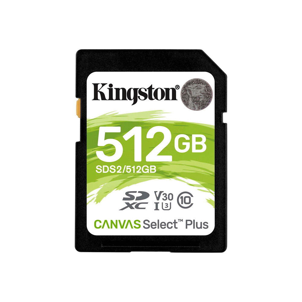 Kingston Kingston Canvas Select Plus - flash-minneskort - 512 GB - SDXC UHS-I