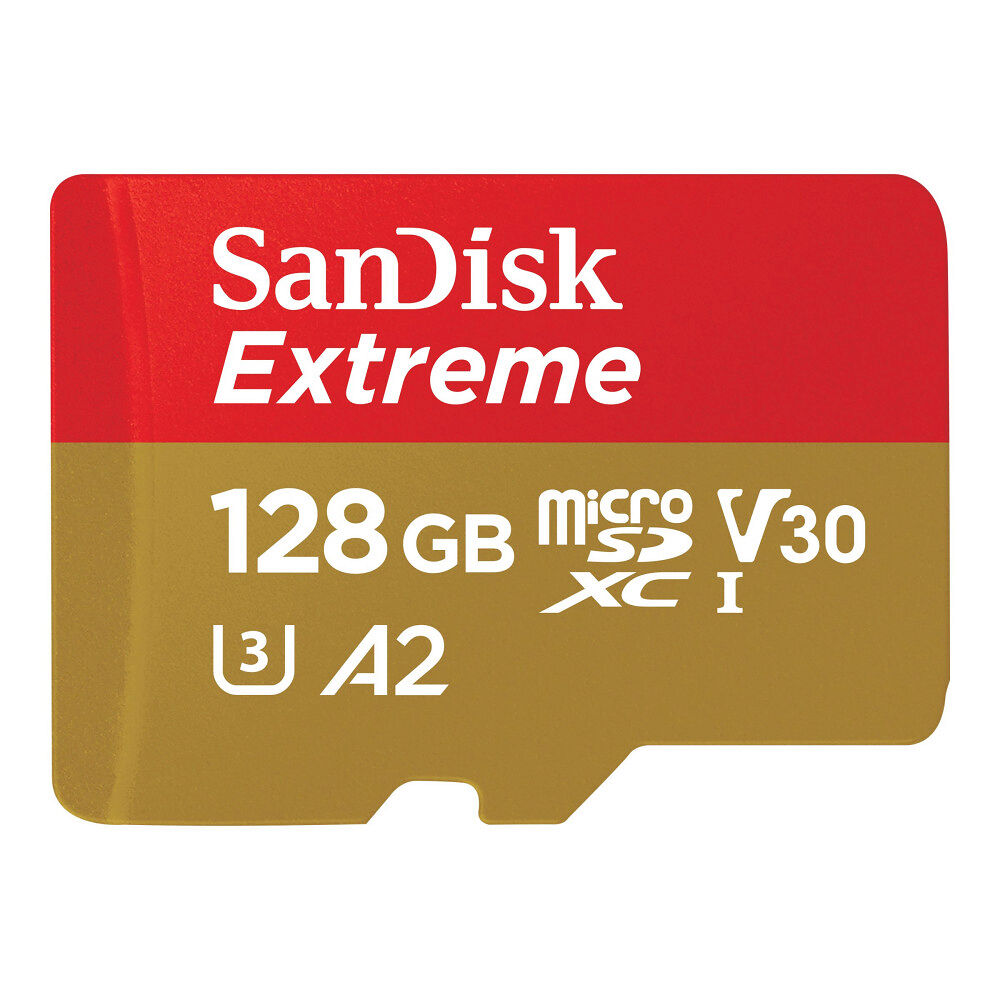 SANDISK SanDisk Extreme - flash-minneskort - 128 GB - mikroSDXC UHS-I