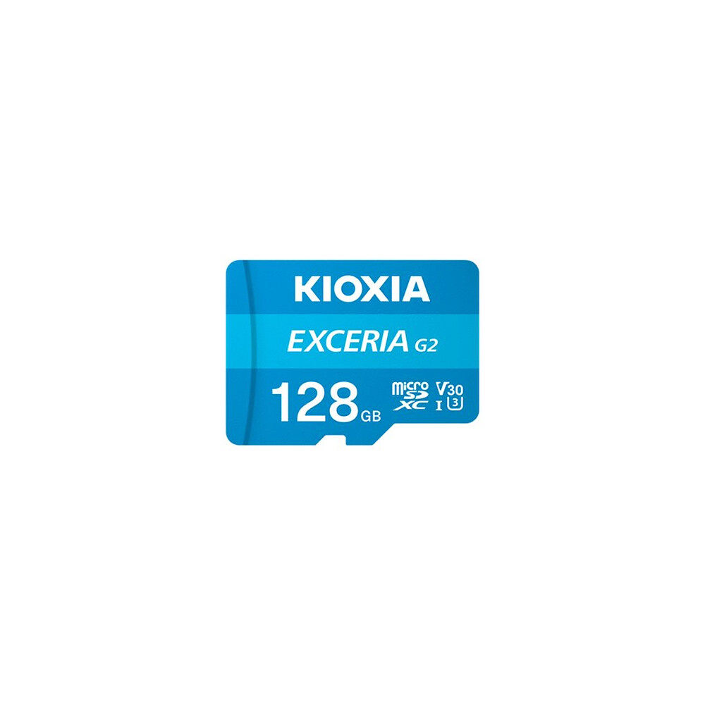 KIOXIA KIOXIA EXCERIA G2 - flash-minneskort - 128 GB - microSDXC UHS-I U3