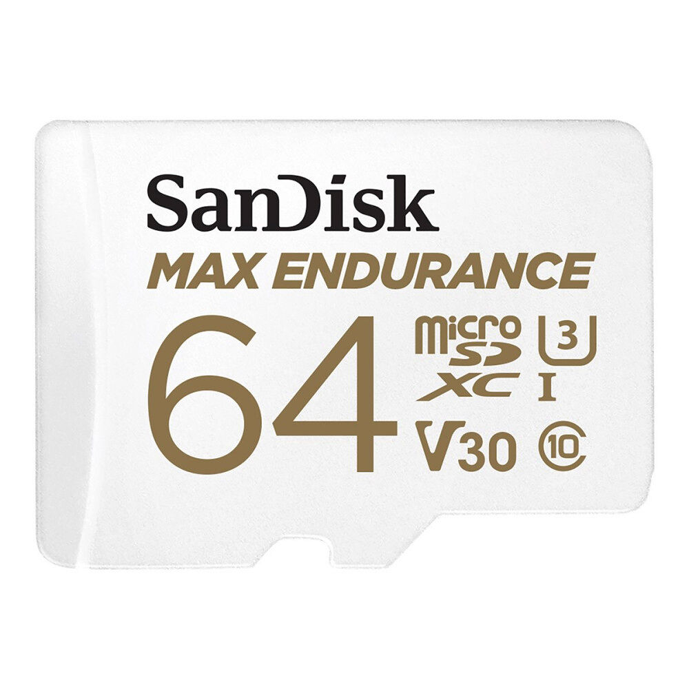 SANDISK SanDisk Max Endurance - flash-minneskort - 64 GB - mikroSDXC UHS-I