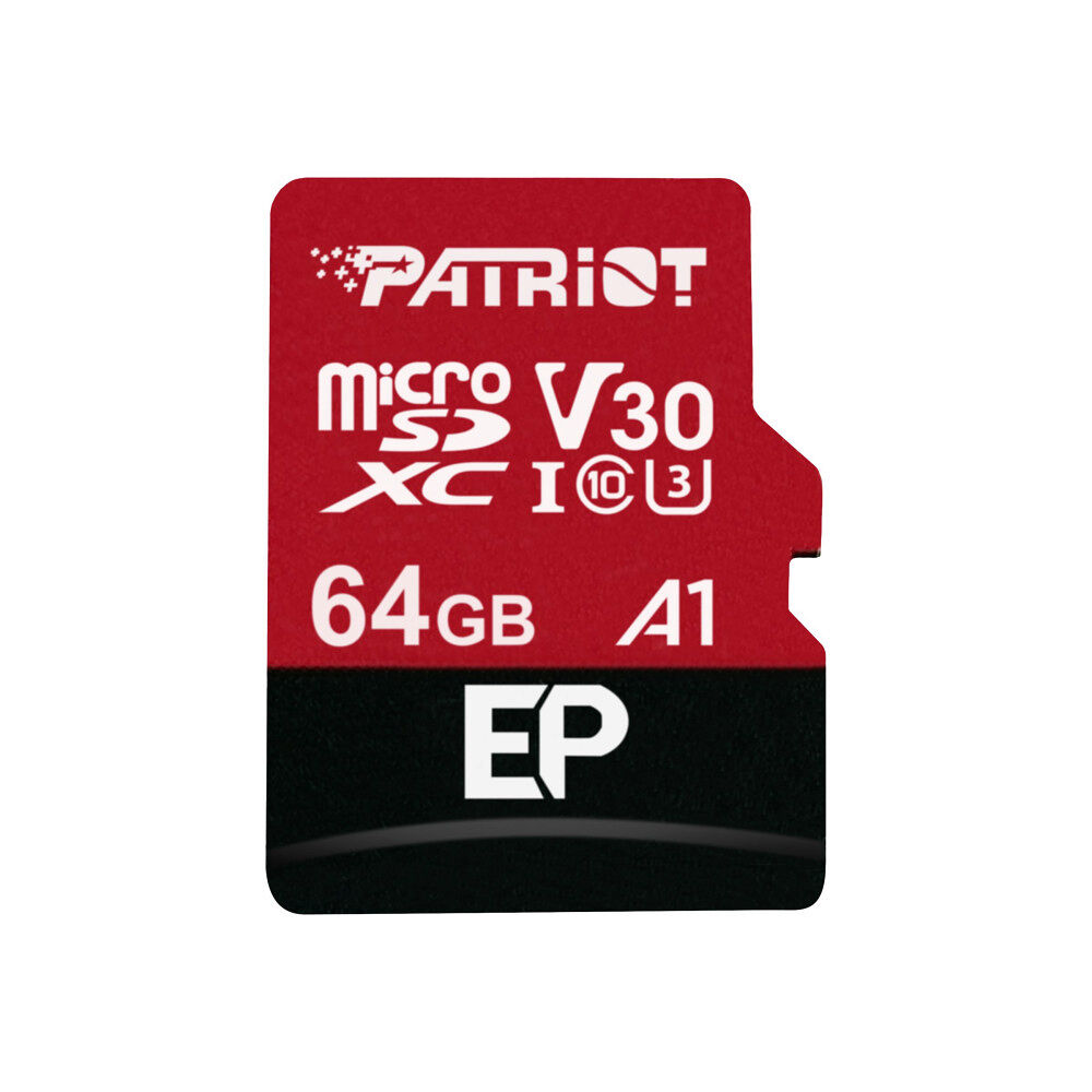 Patriot Memory Patriot EP Series - flash-minneskort - 64 GB - mikroSDXC UHS-I