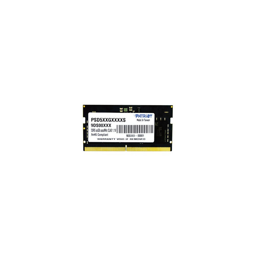 Patriot Memory Patriot Signature Line - DDR5 - modul - 16 GB - SO DIMM 262-pin - 4800 MHz / PC5-38400 - ej buffrad