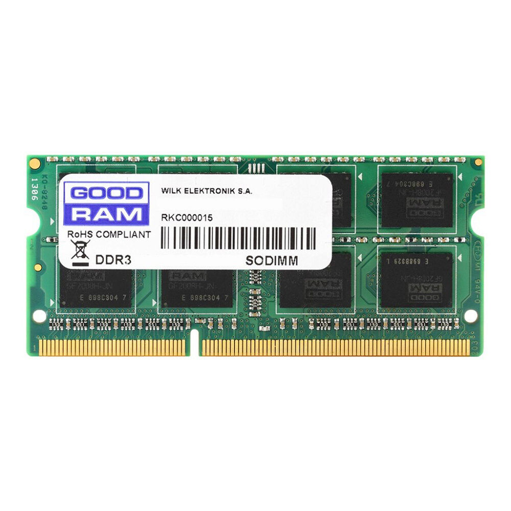 GOODRAM GOODRAM - DDR3 - modul - 4 GB - SO DIMM 204-pin - 1333 MHz / PC3-10600 - ej buffrad