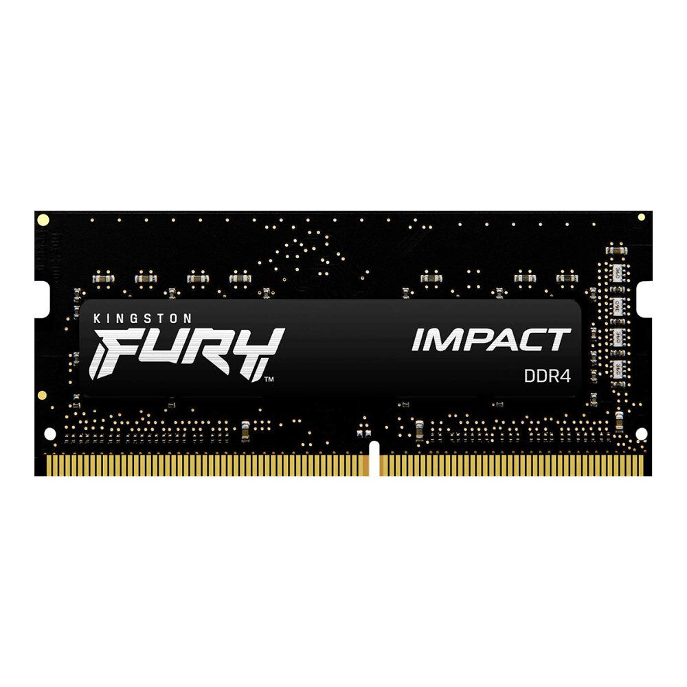 Kingston Kingston FURY Impact - DDR4 - sats - 32 GB: 2 x 16 GB - SO DIMM 260-pin - 3200 MHz / PC4-25600 - ej buffrad