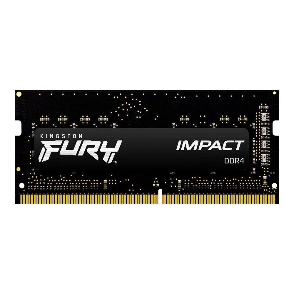Kingston Kingston FURY Impact - DDR4 - sats - 16 GB: 2 x 8 GB - SO DIMM 260-pin - 1600 MHz / PC4-25600 - ej buffrad