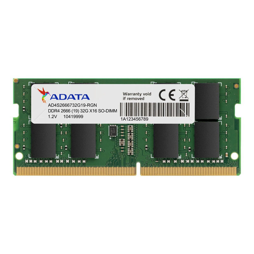 ADATA ADATA Premier Series - DDR4 - modul - 32 GB - SO DIMM 260-pin - 3200 MHz / PC4-25600 - ej buffrad