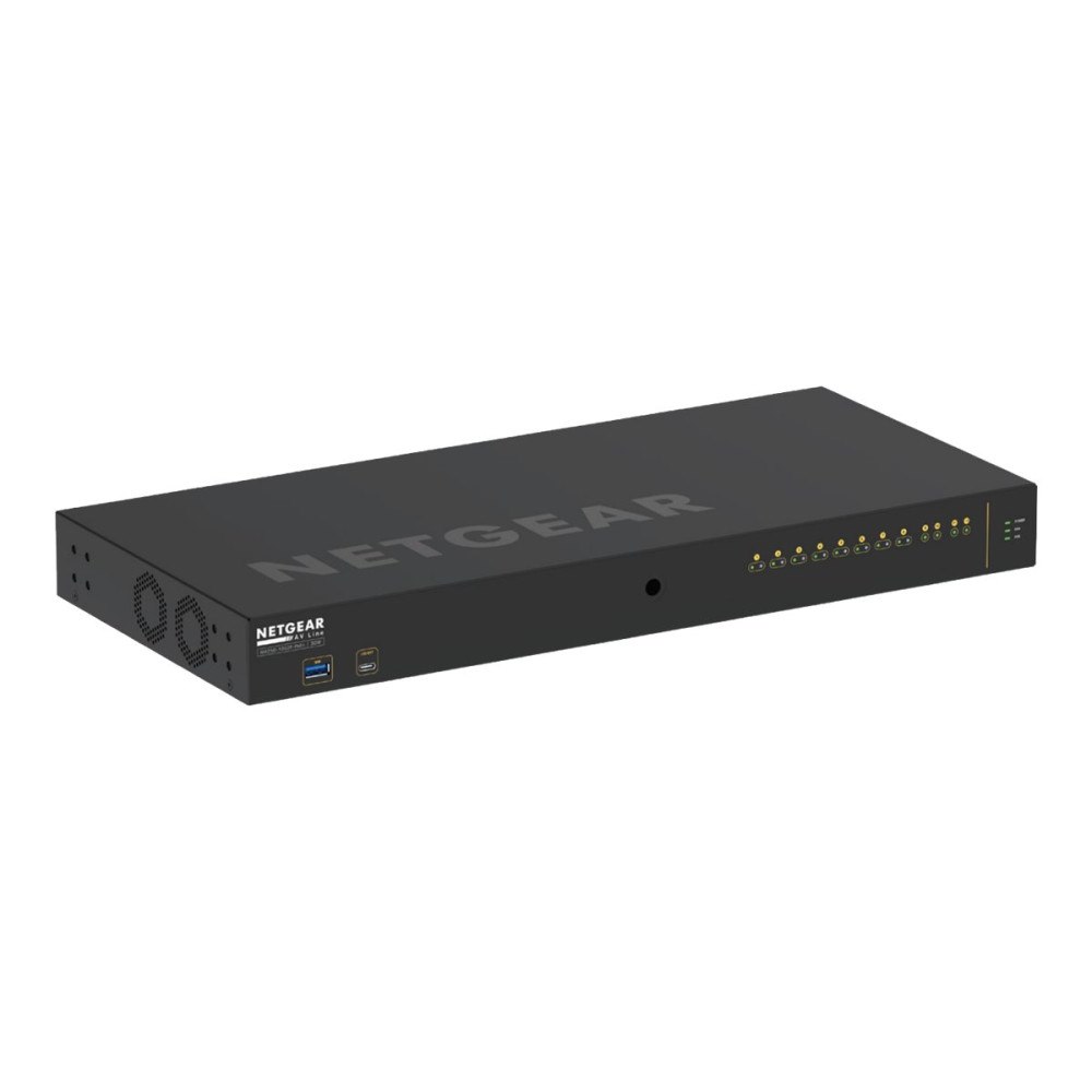 Netgear NETGEAR AV Line M4250-10G2F-PoE+ - switch - 12 portar - Administrerad - rackmonterbar