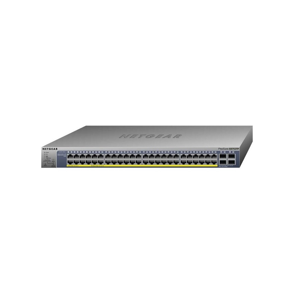 Netgear NETGEAR Smart GS752TP - switch - 48 portar - smart - rackmonterbar