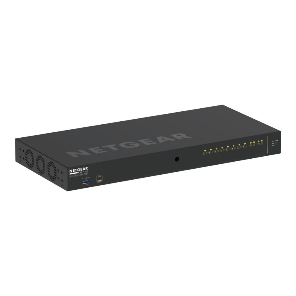 Netgear NETGEAR AV Line M4250-10G2XF-PoE+ - switch - 12 portar - Administrerad - rackmonterbar