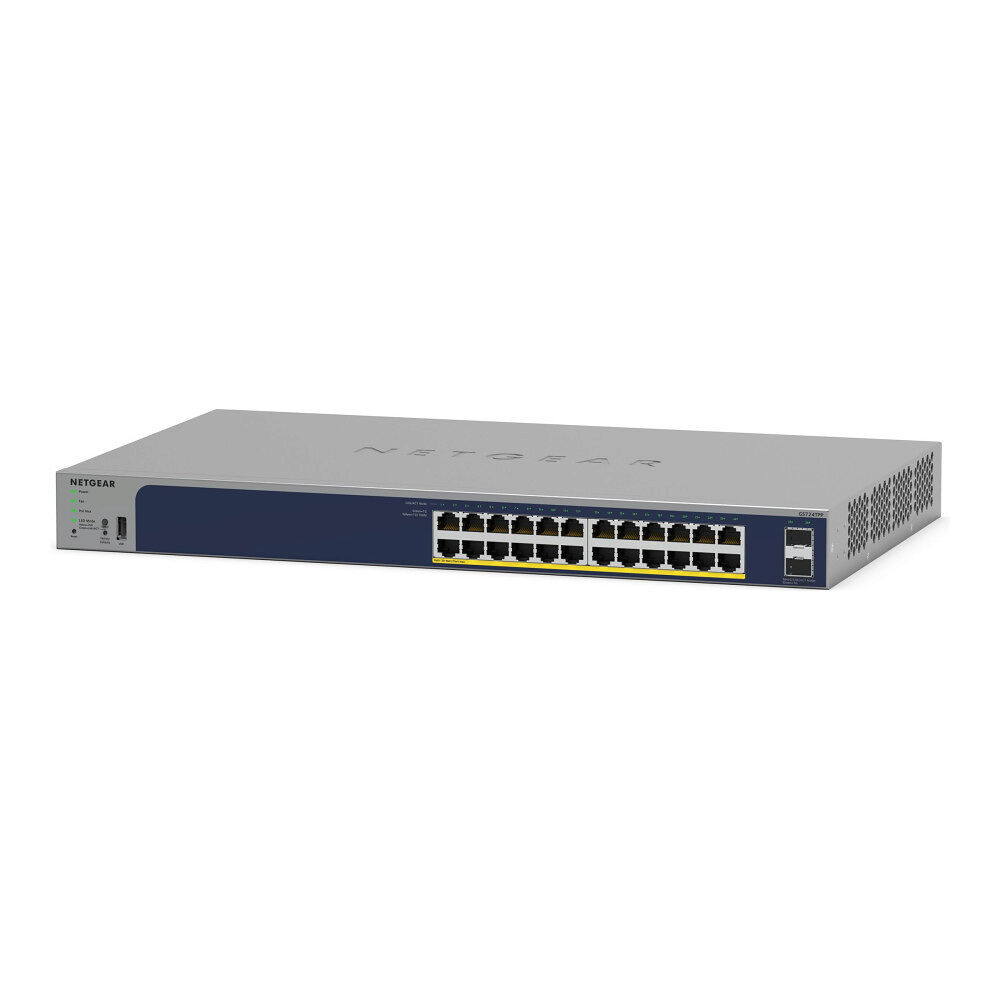 Netgear NETGEAR Smart GS728TPP - switch - 24 portar - smart - rackmonterbar